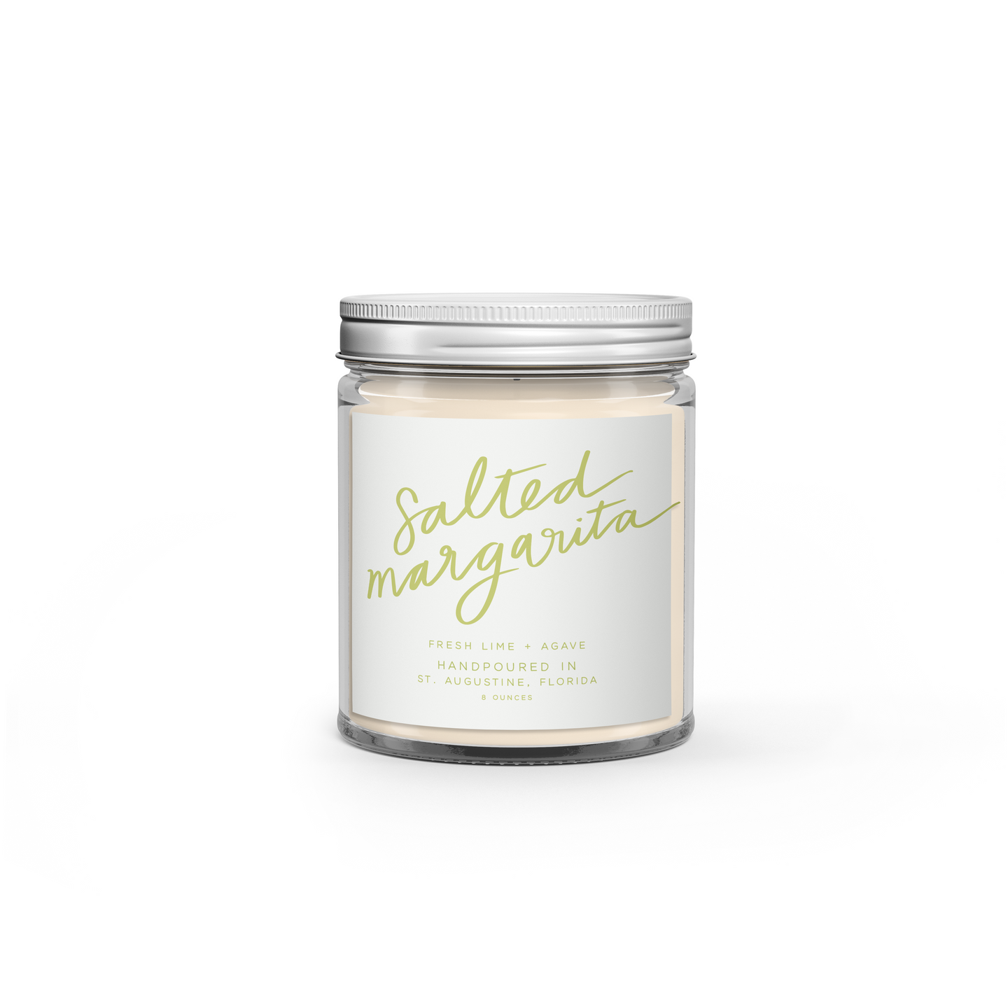 Salted Margarita: 8 oz Soy Wax Hand-Poured Candle