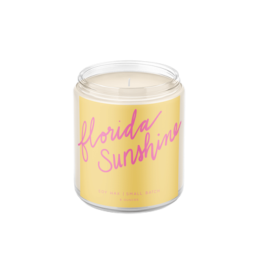 Florida Sunshine candle